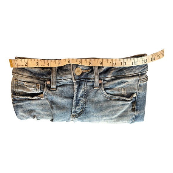 Silver Distressed Suki Skinny Jeans in Western Glove Works- Wash - Picture 3 of 6